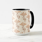 Bloemmotief ontwerp mok (Voorkant rechts)