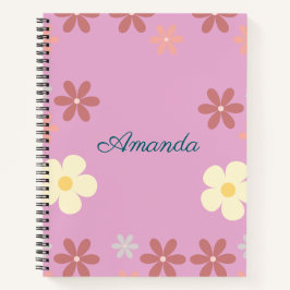  bloemmotief ontwerp notitieboek