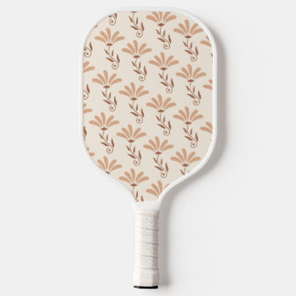Bloemmotief ontwerp pickleball paddle