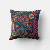 Bloemmotief Paisley Patroon Kussen (Achterkant)