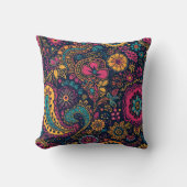 Bloemmotief Paisley Patroon Kussen (Voorkant)