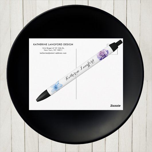Bloemmotief Pen | Aangepast kantoorkado