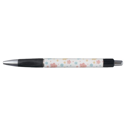 Bloemmotief Pen (Witte Basis) (Voorkant)