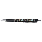 Bloemmotief Pen (Zwarte Basis) (Bodem)