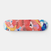 Bloemmotief Persoonlijk Skateboard (Horizontaal)