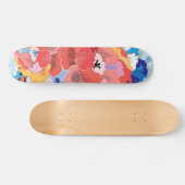 Bloemmotief Persoonlijk Skateboard (Horizontaal)