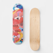 Bloemmotief Persoonlijk Skateboard (Voorkant)