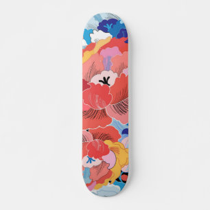 Bloemmotief Persoonlijk Skateboard