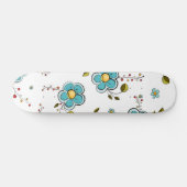 Bloemmotief Persoonlijk Skateboard (Horizontaal)