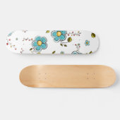Bloemmotief Persoonlijk Skateboard (Horizontaal)