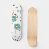 Bloemmotief Persoonlijk Skateboard (Voorkant)