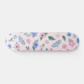 Bloemmotief Persoonlijk Skateboard (Horizontaal)