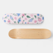 Bloemmotief Persoonlijk Skateboard (Horizontaal)