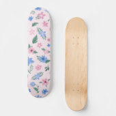 Bloemmotief Persoonlijk Skateboard (Voorkant)