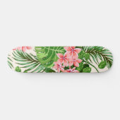 Bloemmotief Persoonlijk Skateboard (Horizontaal)
