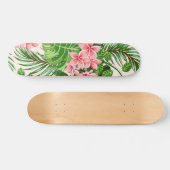 Bloemmotief Persoonlijk Skateboard (Horizontaal)