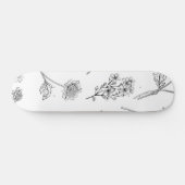 Bloemmotief Persoonlijk Skateboard (Horizontaal)
