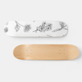 Bloemmotief Persoonlijk Skateboard (Horizontaal)