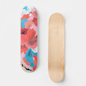 Bloemmotief Persoonlijk Skateboard (Voorkant)