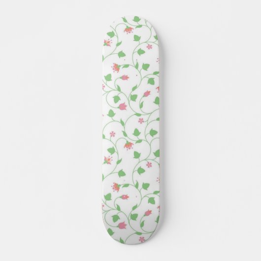 Bloemmotief Persoonlijk Skateboard (Voorkant)