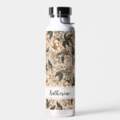 bloemmotief persoonlijke waterfles (Links)