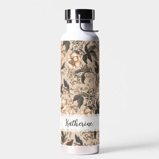  bloemmotief persoonlijke waterfles (Links)