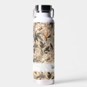 bloemmotief persoonlijke waterfles (Voorkant)