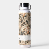 bloemmotief persoonlijke waterfles (Achterkant)
