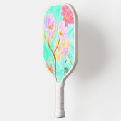 Bloemmotief Pickleball Paddle (Links)
