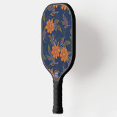 Bloemmotief pickleball paddle (Links)