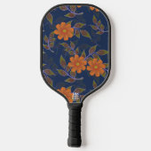 Bloemmotief pickleball paddle (Achterkant)