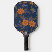Bloemmotief pickleball paddle (Voorkant)