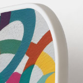 bloemmotief pickleball paddle (Links Detail)