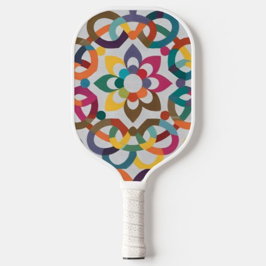 bloemmotief pickleball paddle (Voorkant)