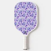 Bloemmotief pickleball paddle (Achterkant)