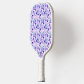 Bloemmotief pickleball paddle (Links)