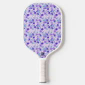 Bloemmotief pickleball paddle (Voorkant)
