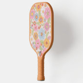 Bloemmotief  pickleball paddle (Links)