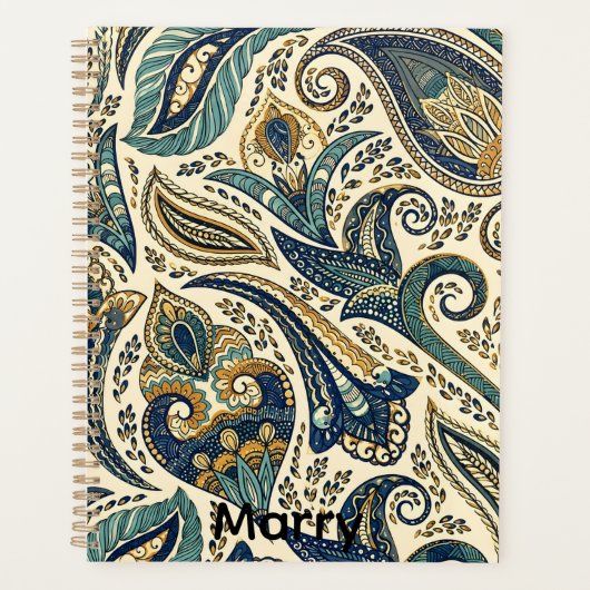 bloemmotief planner (Voorkant)