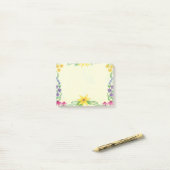 Bloemmotief Post-it® Notes (Op bureau)