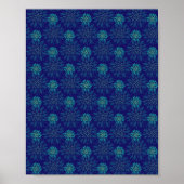 Bloemmotief Poster (Voorkant)