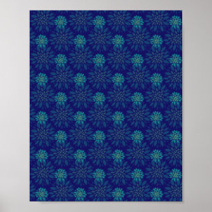 Bloemmotief Poster