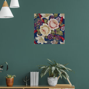 Bloemmotief Poster