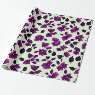 Bloemmotief Pua Melia Bloemen Cadeaupapier