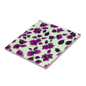 Bloemmotief Pua Melia Bloemen Tegeltje (Zijkant)