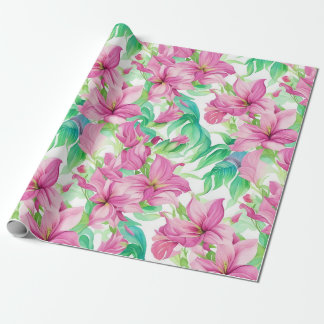 Bloemmotief Puakenikeni Bloemen Cadeaupapier