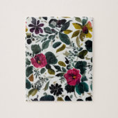 Bloemmotief roze bloemen legpuzzel (Verticaal)