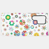 Bloemmotief Samsung Galaxy Hoesje (Achterkant horizontaal)
