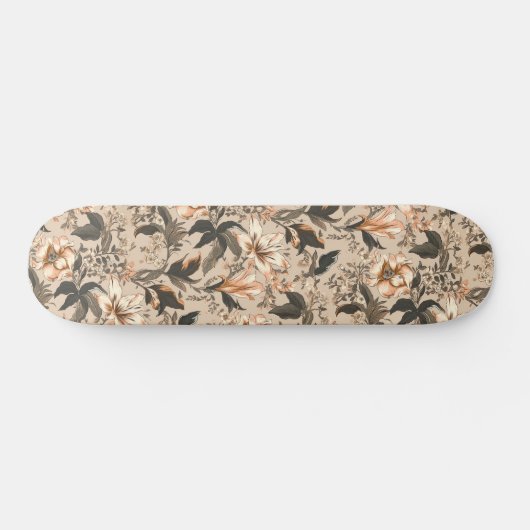  bloemmotief skateboard (Horizontaal)