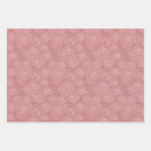 Bloemmotief | Stofrozen Inpakpapier Vel (Voorkant)